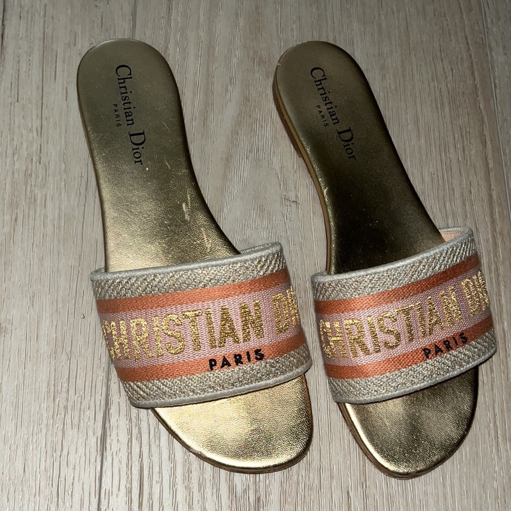 Christian Dior slides